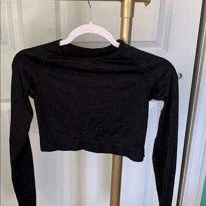 Black seamless long sleeve